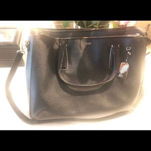 Tumi leather bag